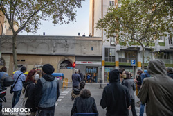 Concert contra el desnonament del Gimnàs Social Sant Pau de Barcelona 